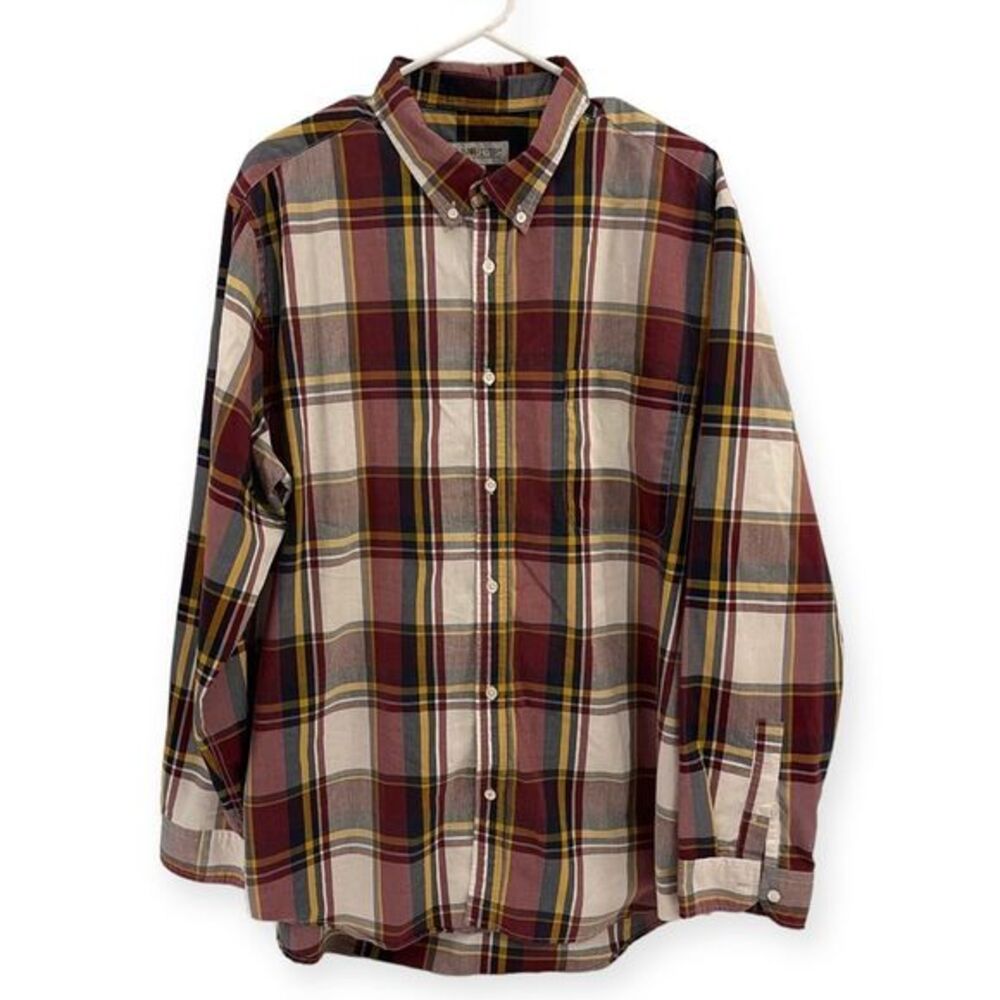 Sun River Mens Plaid‎ Shirt Size XL
